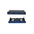 Schwarze Schubschublade Typ 48 Port Faser Patch Panel